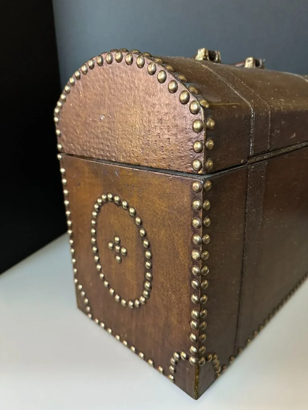 Vintage Style Studded Storage Trunk / Decorative Chest